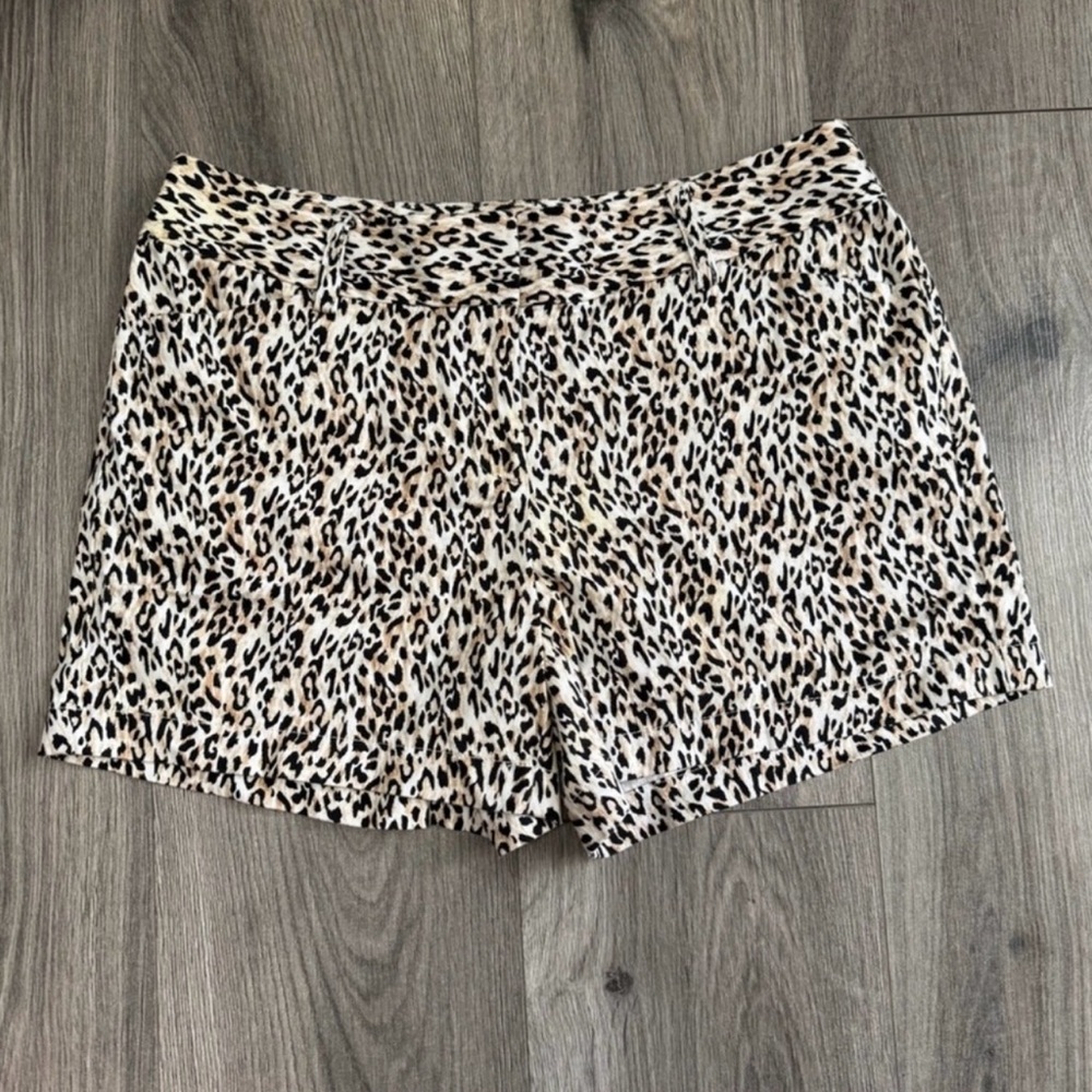 WHBM Leopard Print Shorts